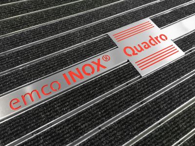 Opvallende promotie in entreemat: emco Inox® Quadro
